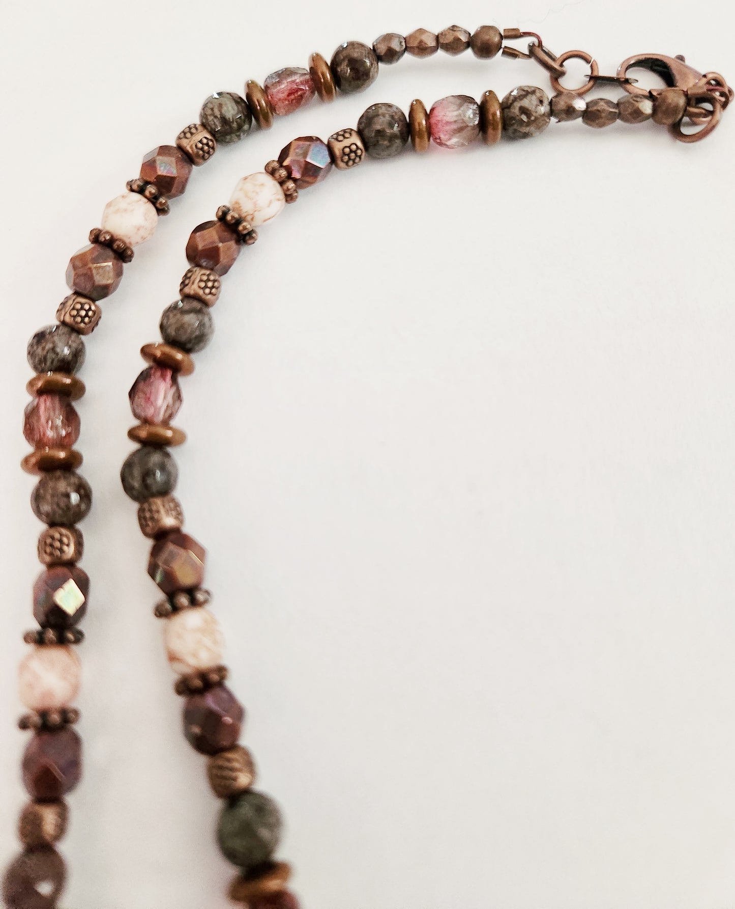 Jasper gemstone necklace, best friend gifts, sister gift, pendant beaded necklace, statement necklace for women, natural stone necklace