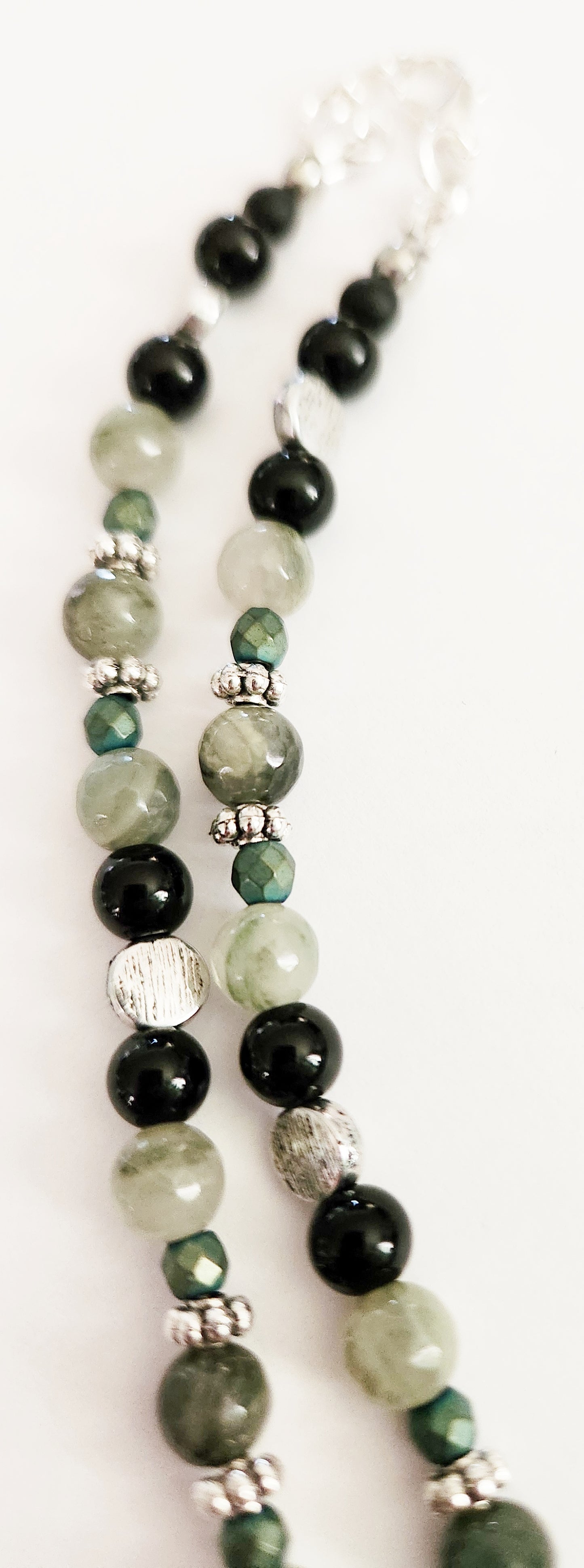 Crow star pendant gemstone necklace