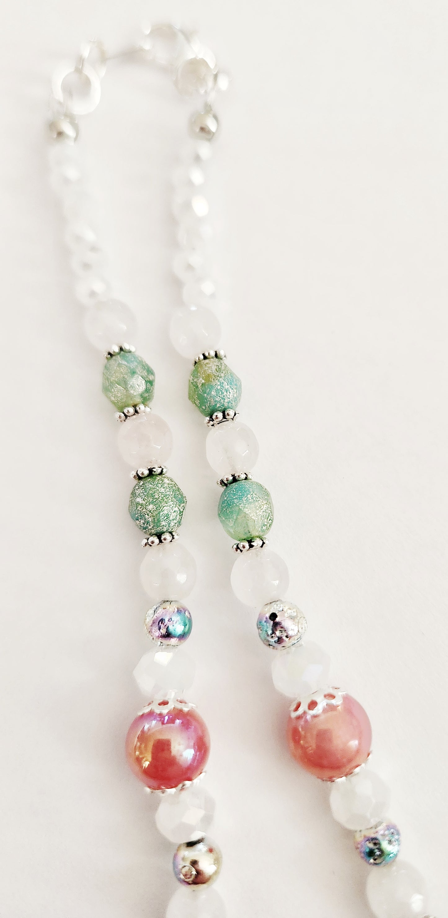 Unicorn whimsical silver necklace