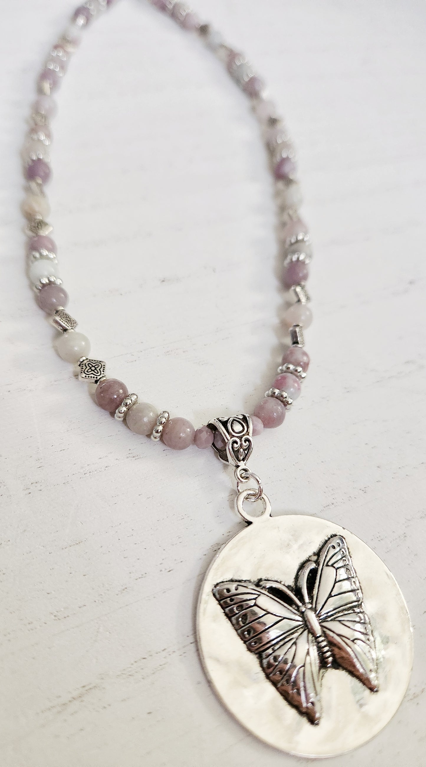 Butterfly necklace, bohemian jewelry, sister gift, gift for Mom, statement necklace