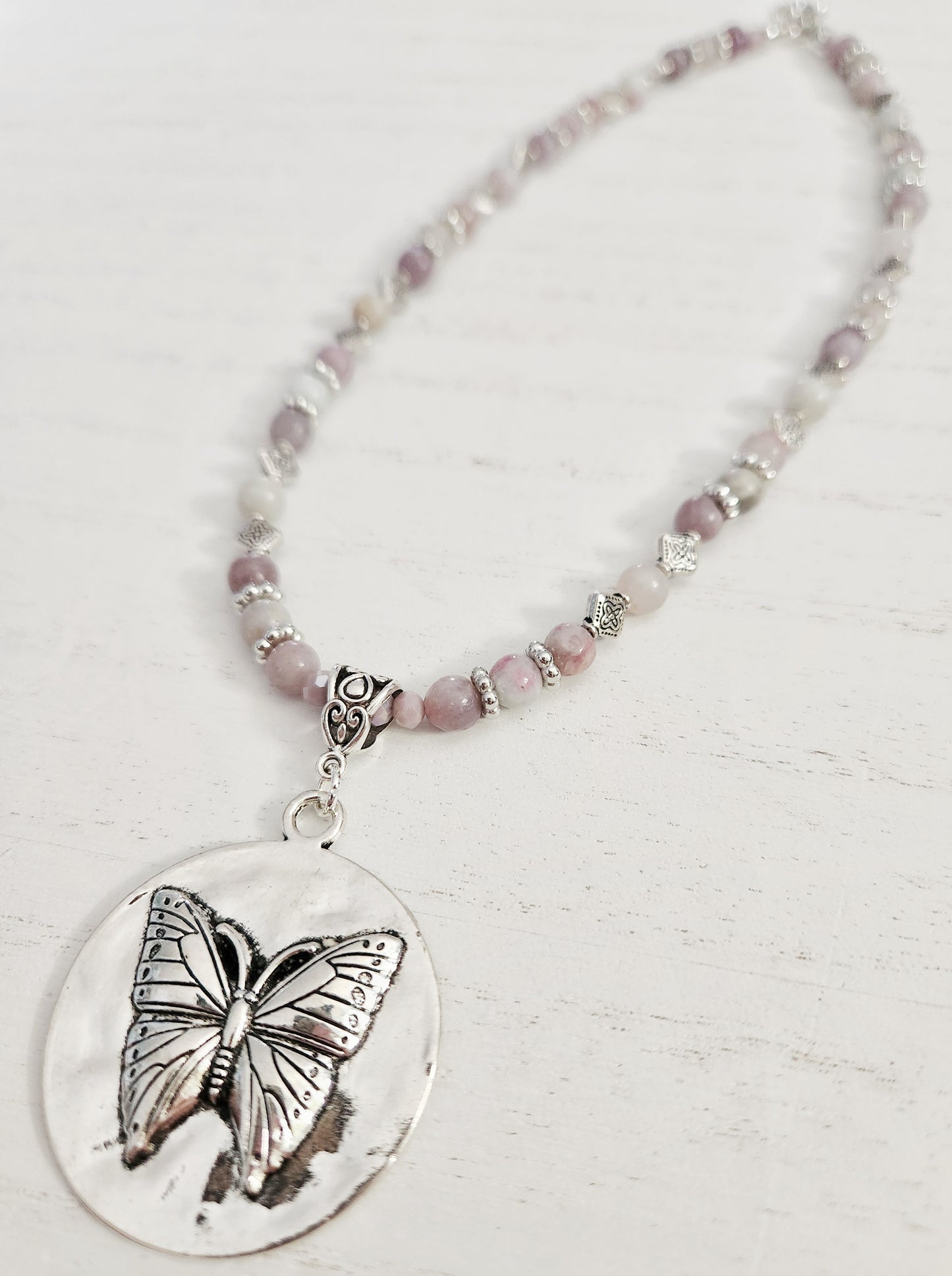 Butterfly necklace, bohemian jewelry, sister gift, gift for Mom, statement necklace