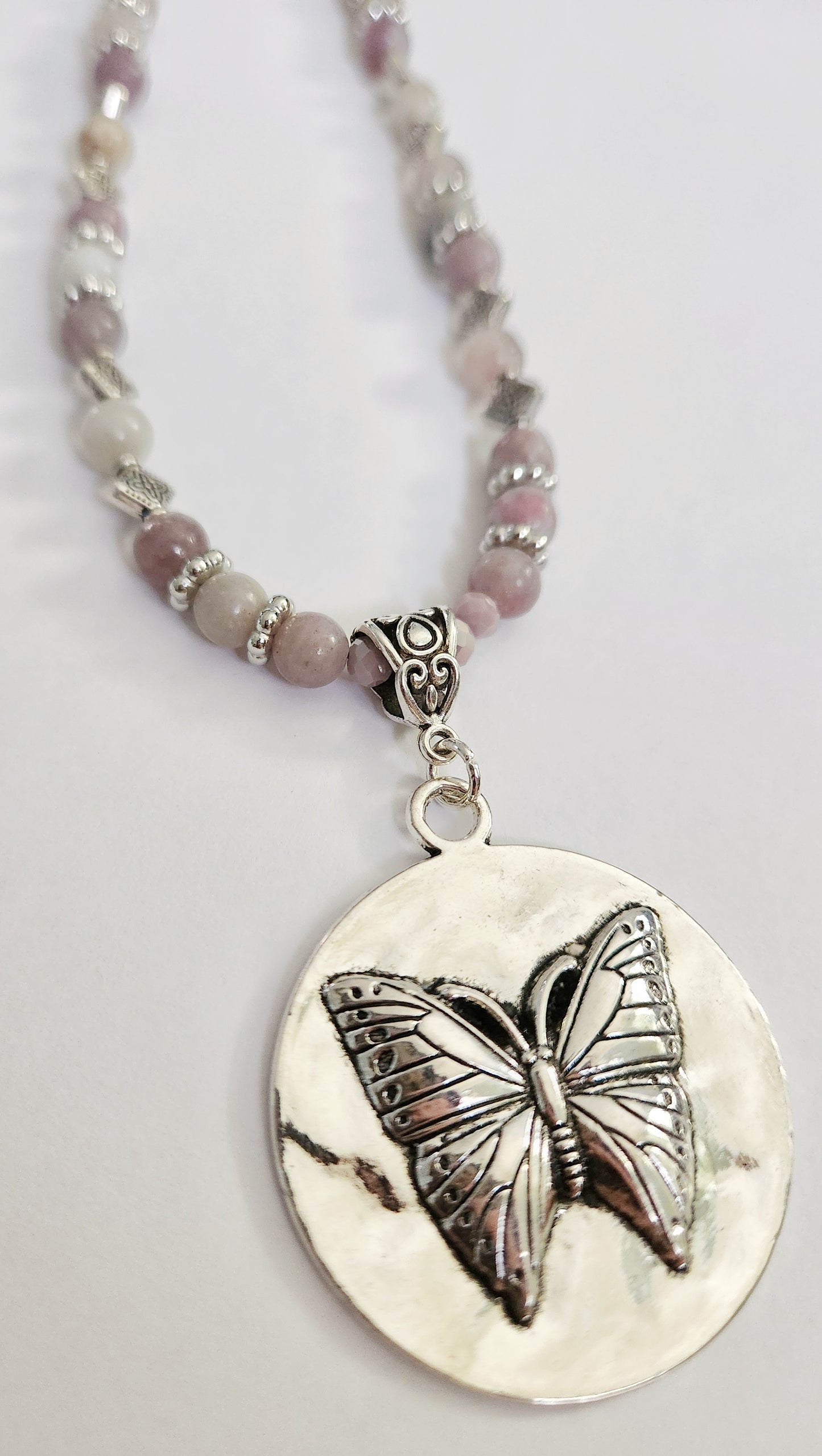 Butterfly necklace, bohemian jewelry, sister gift, gift for Mom, statement necklace