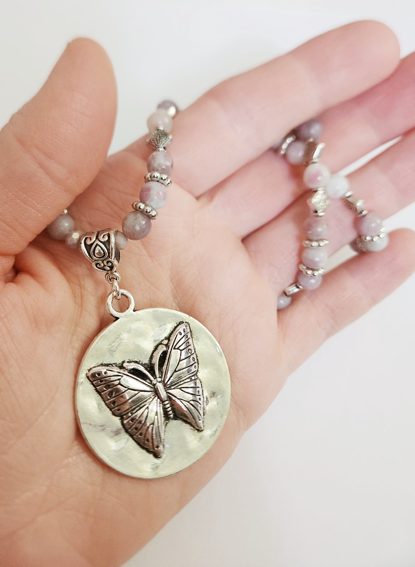 Butterfly necklace, bohemian jewelry, sister gift, gift for Mom, statement necklace