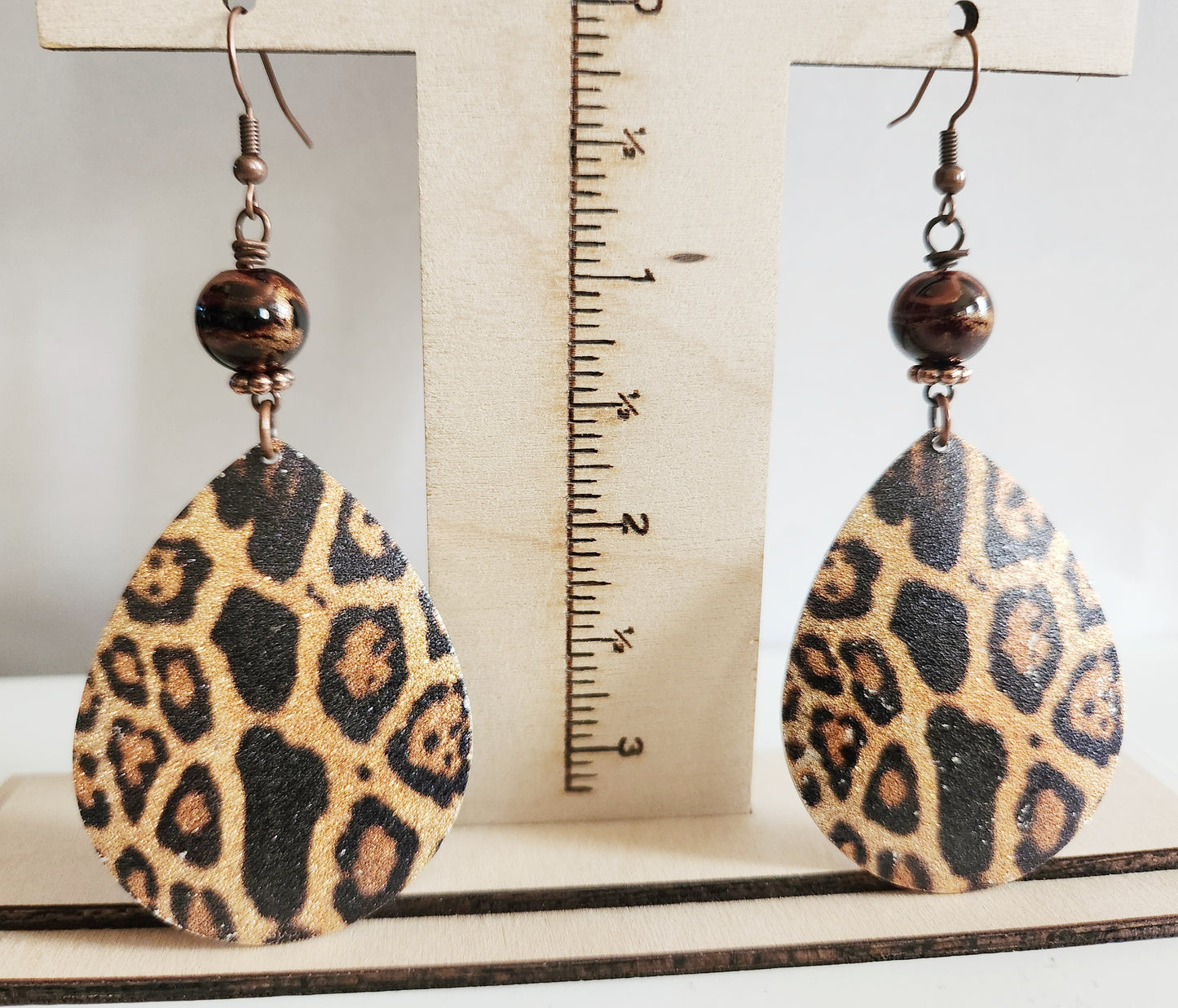 Leopard Earrings, Trendy Earrings, Gift for Best Friend, Sister Gift, Dangle earrings, gifts under 20