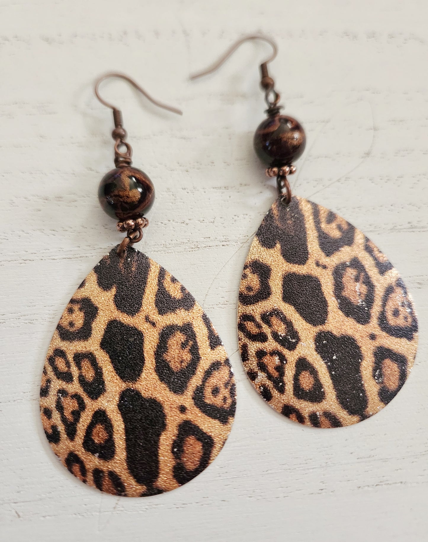 Leopard Earrings, Trendy Earrings, Gift for Best Friend, Sister Gift, Dangle earrings, gifts under 20