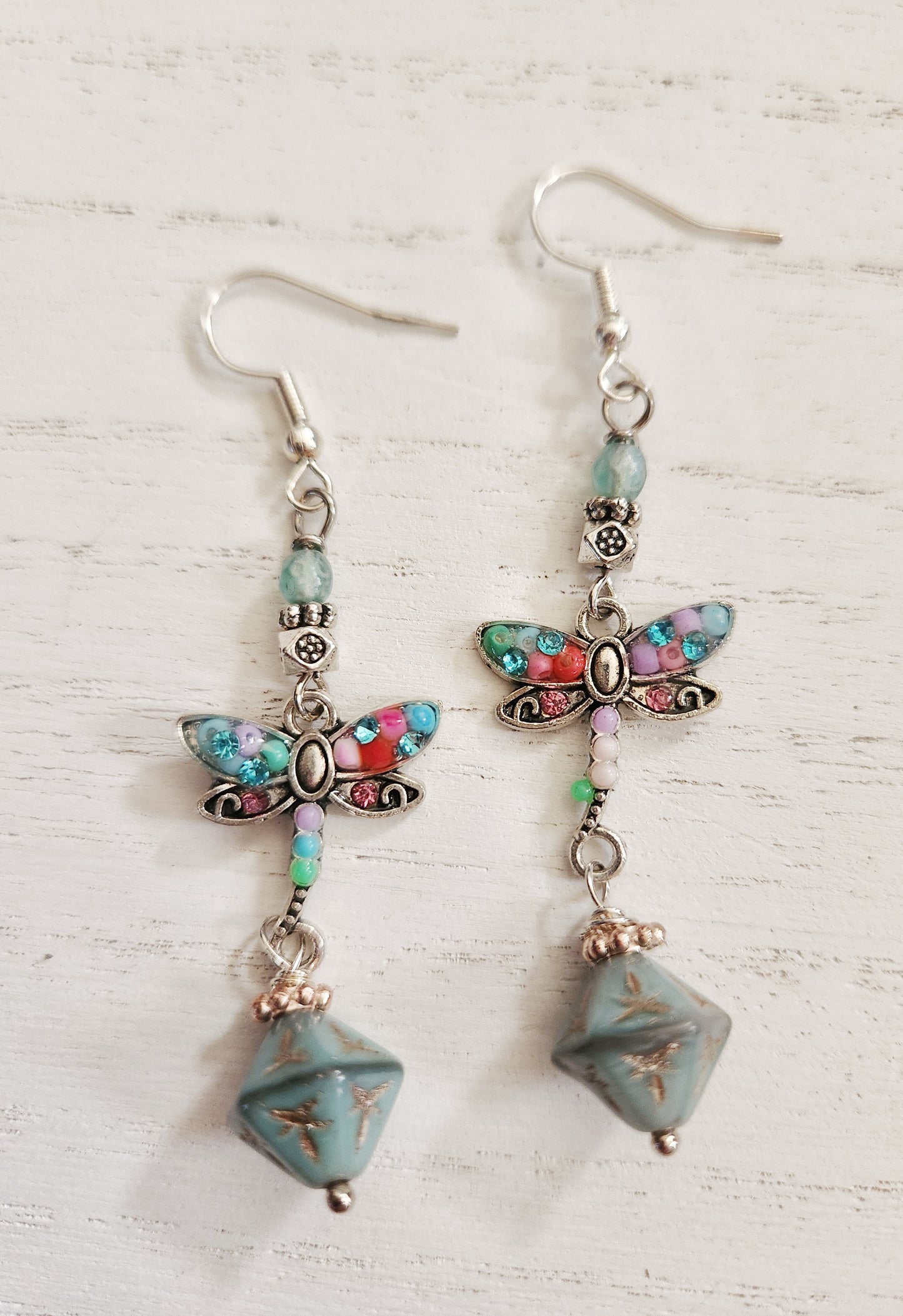 Dragonfly Earrings, Dragonfly Jewelry, Colorful Jewelry, Gifts for Her, Best Selling Items