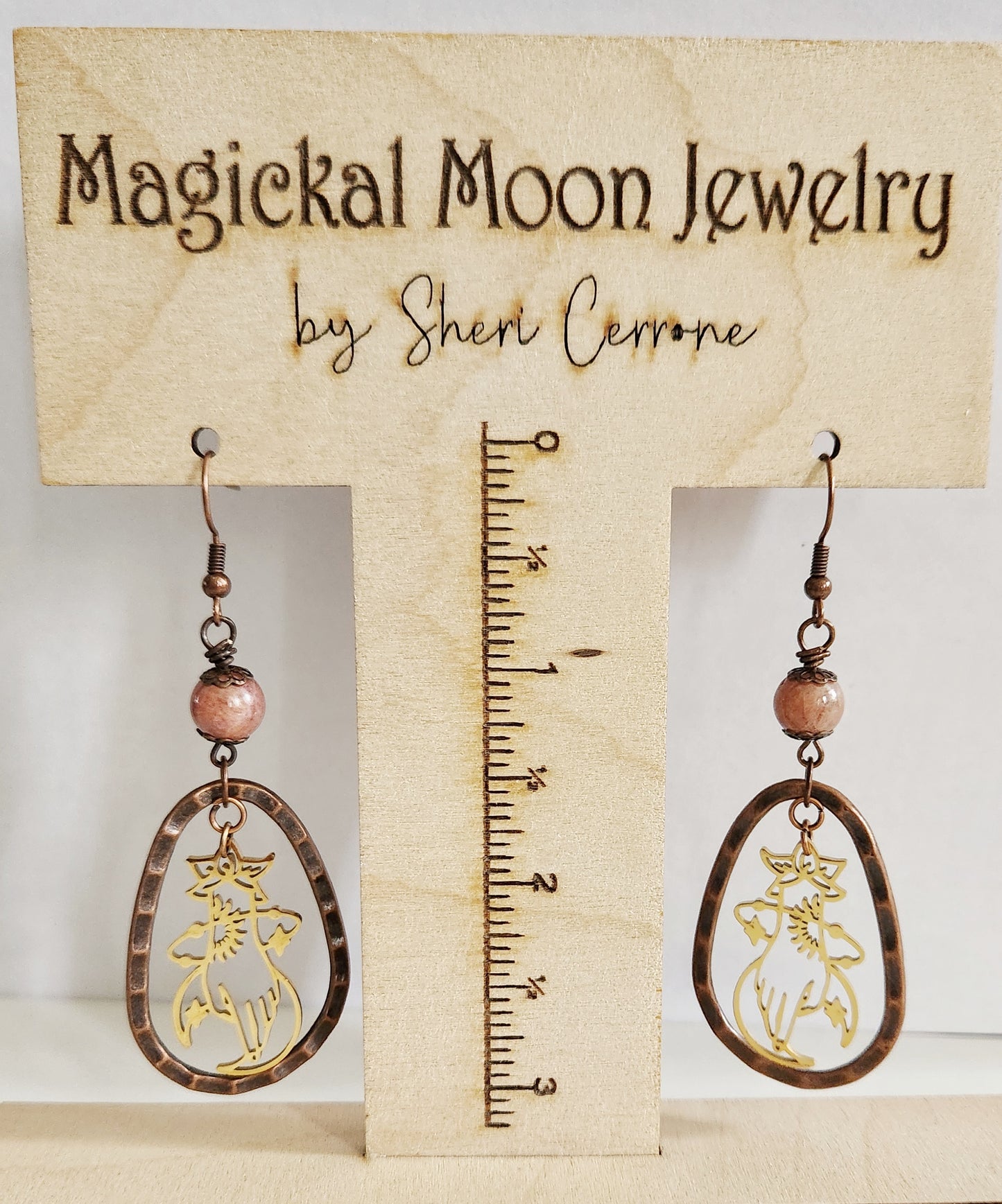 Mystical earrings, dangle earrings, gift for best friend, tween gift, statement drop earrings, trendy earrings