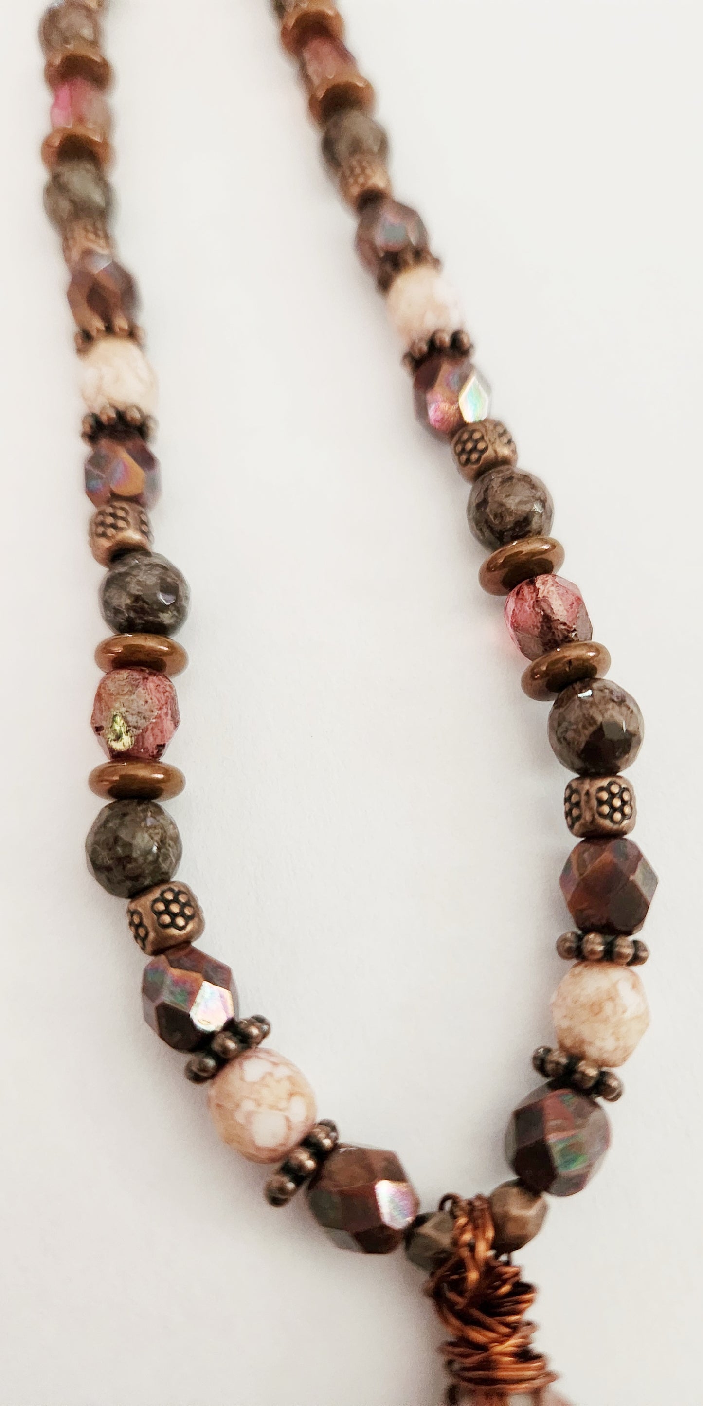 Jasper gemstone necklace, best friend gifts, sister gift, pendant beaded necklace, statement necklace for women, natural stone necklace