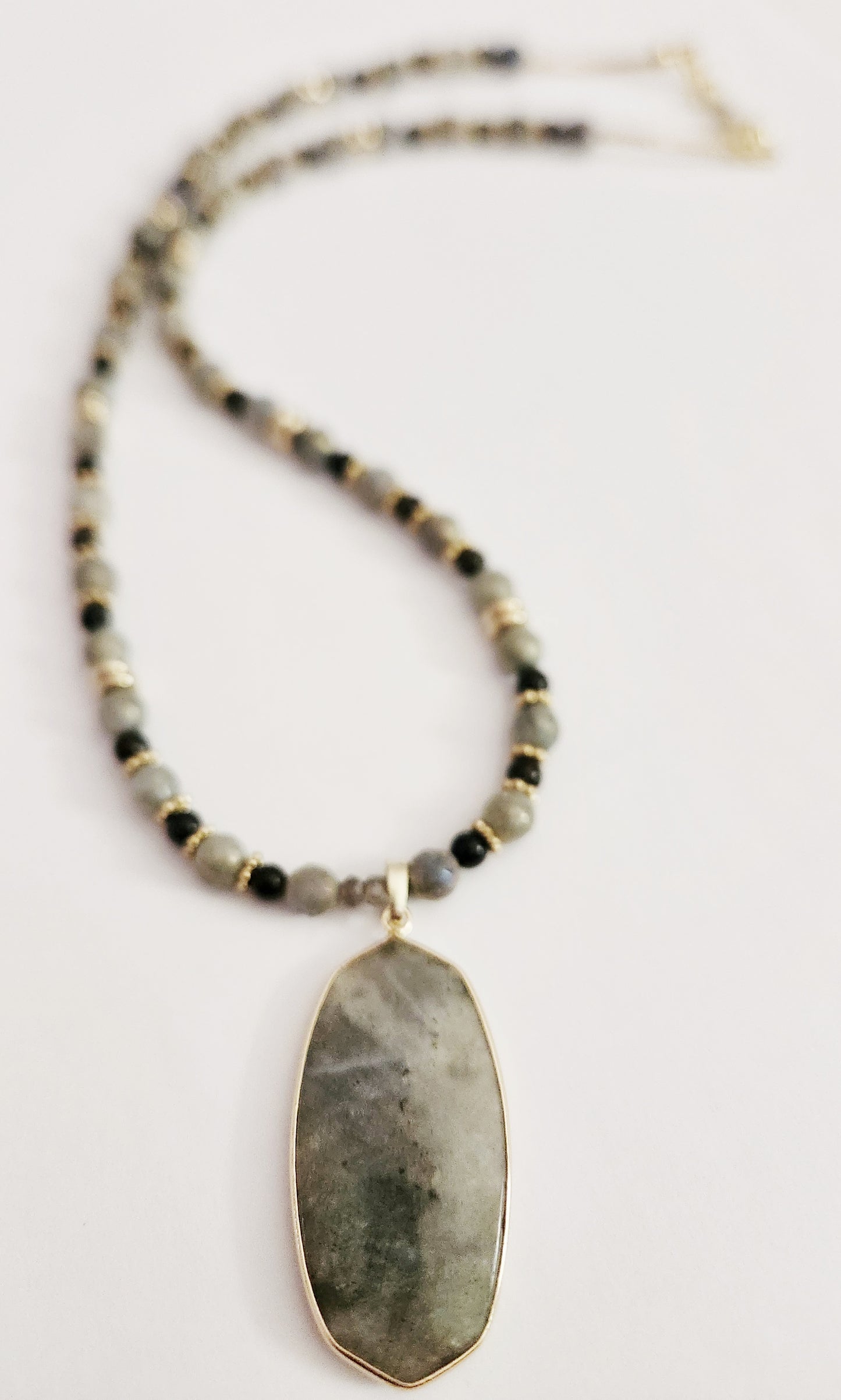 Labradorite gemstone necklace