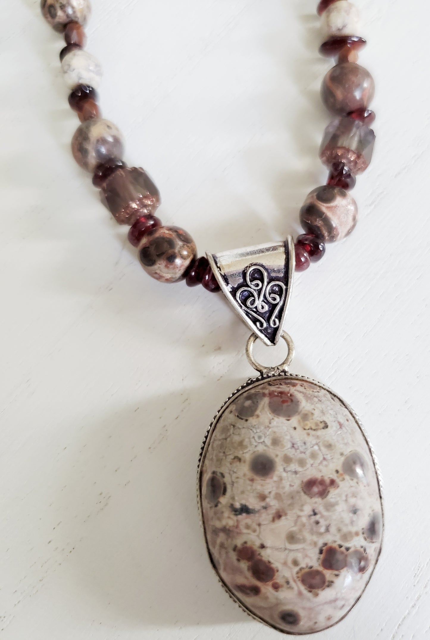 Jasper Necklace, Pendant Necklace, Statement Necklace, Stone Necklace, Best Friend Gifts, Sister Gift